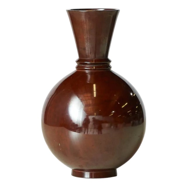 Japanese Bronze Vase For Sale