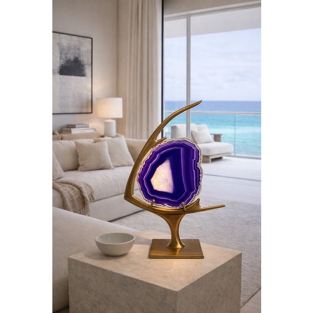 Sculptural Lamp by Willy Daro, 1970s For Sale - Image 12 of 13