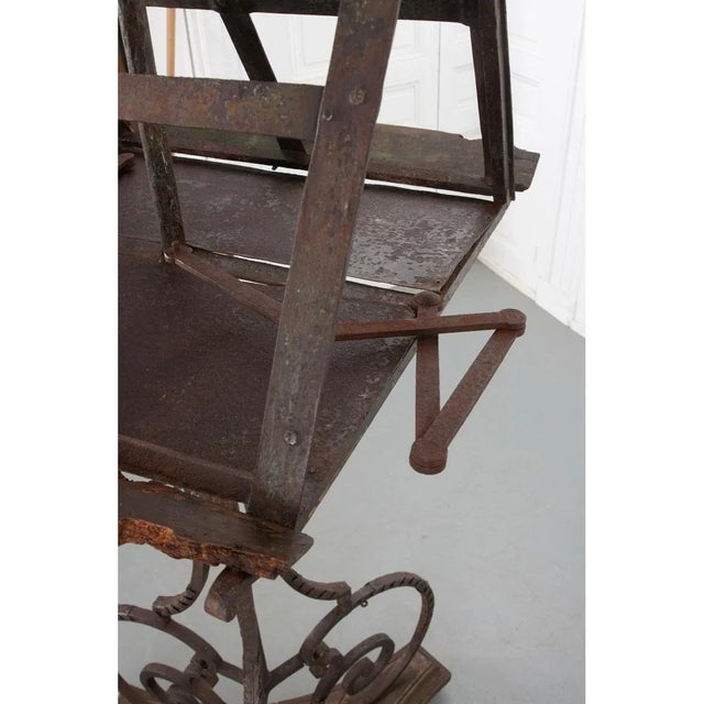 Brown French 18th Century Double-Sided Wrought Iron Lectern For Sale - Image 8 of 12