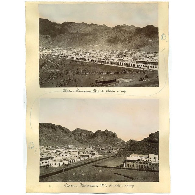 Unknown, Ancient Views of Aden, Original Albumen Print, 1880s/90s For Sale - Image 3 of 3