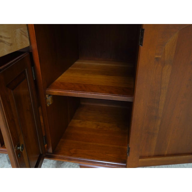 Brown Pennsylvania House Cherry Dry Sink W. Copper Basin Server For Sale - Image 8 of 16