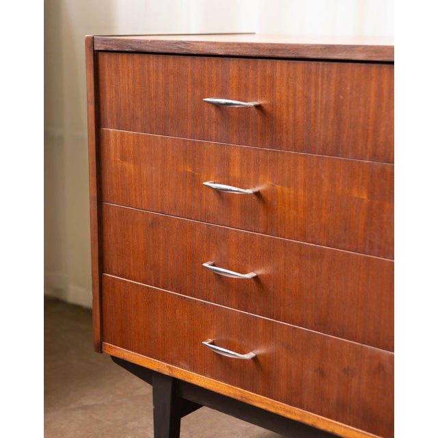 Polish Mid-Century Mahogany Credenza, 1970s For Sale - Image 4 of 15
