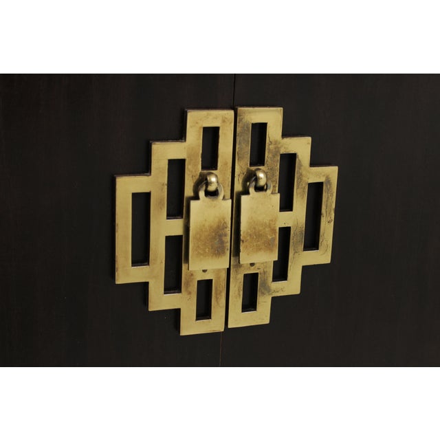 Century Chinese Style Mahogany Nightstand For Sale - Image 9 of 12