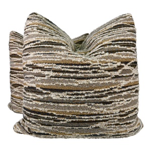 Taylor King "Kinglsley" in Marble 22" Pillows-a Pair