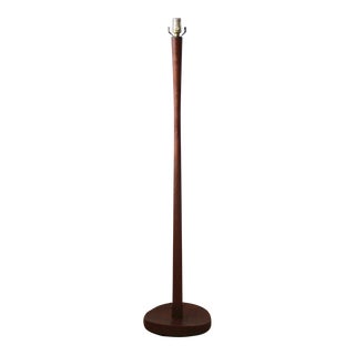 Mid Century Modern Walnut Floor Lamp For Sale