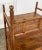 Brown Vintage Three Tier Wood Bookshelf For Sale - Image 8 of 8