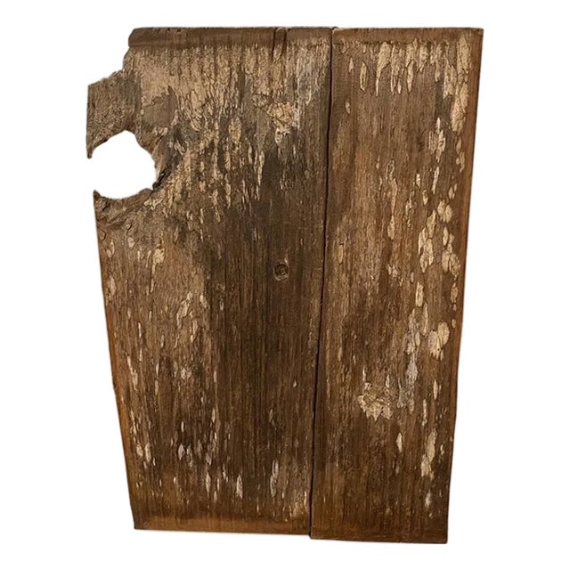 Antique Hand Carved Wooden Panel For Sale