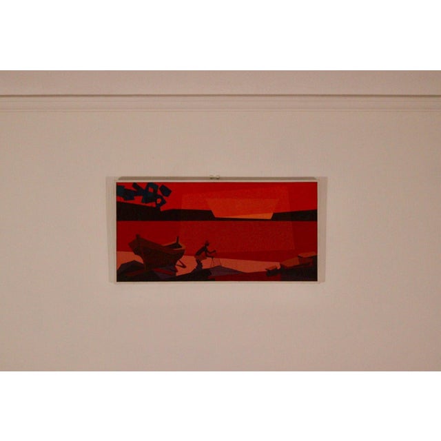 David M Gösta, Fisherman, 1950s, Oil on Canvas, Framed For Sale - Image 7 of 18