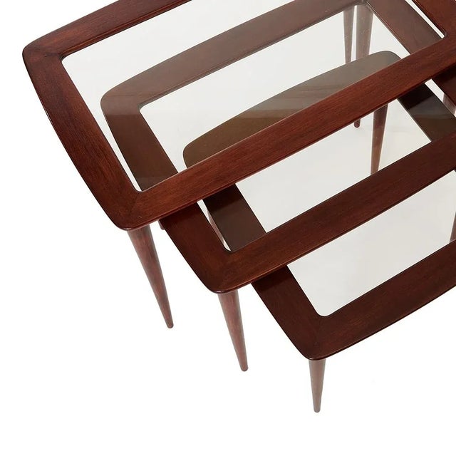 Nesting Tables by Ico Parisi, 1950s, Set of 3, in Very Good conditions. Designed 1950 to 1959 This piece is attributed to...