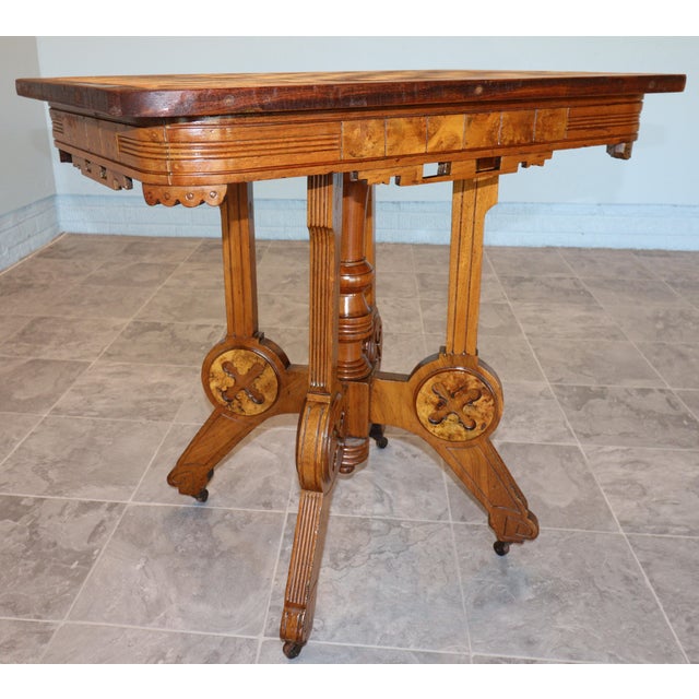 French Neo-Renaissance Gaming Table, Circa 1875–1895 For Sale - Image 4 of 18