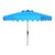 Venice Single Scallop 9ft Crank Outdoor Push Button Tilt Umbrella - Pacific Blue For Sale