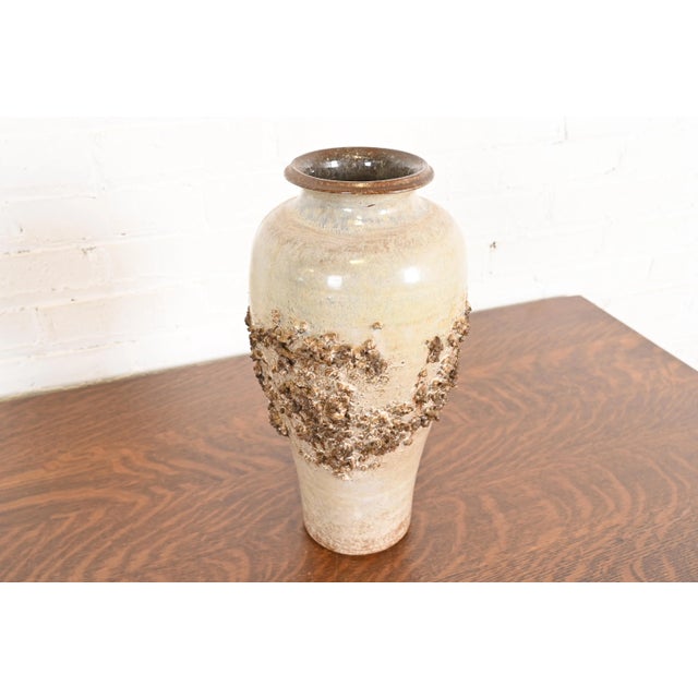 Rookwood Pottery Icelandic Lava Ceramic Pottery by Glit Iceland, Circa 1960s For Sale - Image 4 of 12