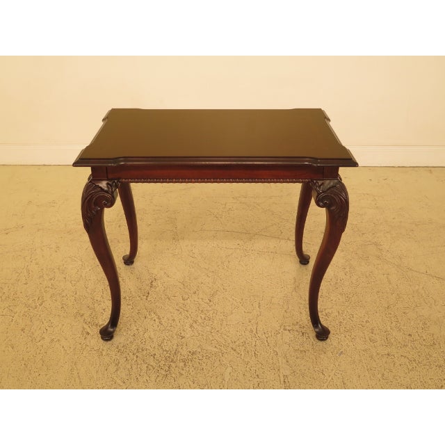 Thomasville Mahogany Occasional Tea Table Chairish
