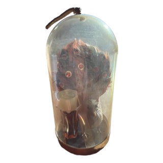 Vintage Max Factor PRIMITIF Peacock Promotional Display Under Dome – Mid-Century For Sale