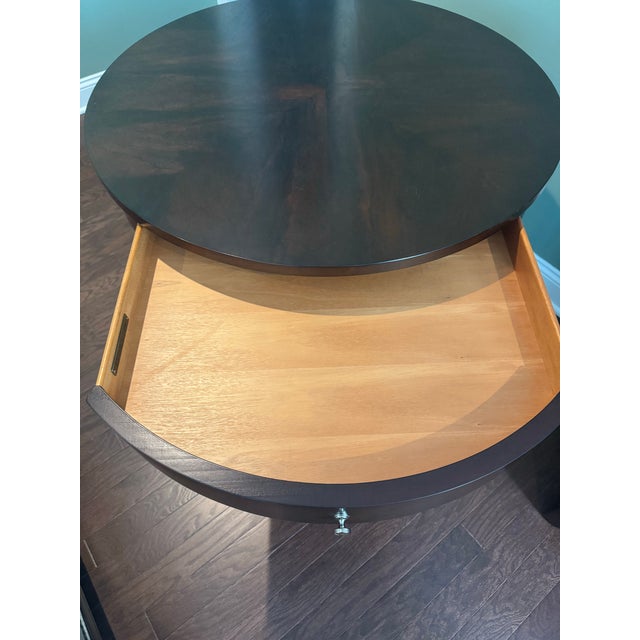 Ethan Allen Ethan Allen Wilshire Rent Table - Modern Glamour Collection - Macchiato Finish For Sale - Image 4 of 6