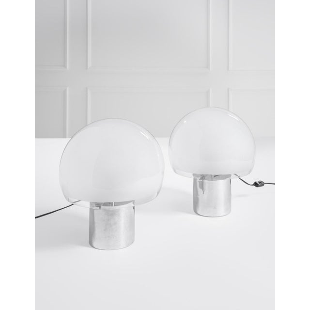 Mid-Century Modern Small Porcino Table Lamp for Azucena, 1990s For Sale - Image 3 of 18