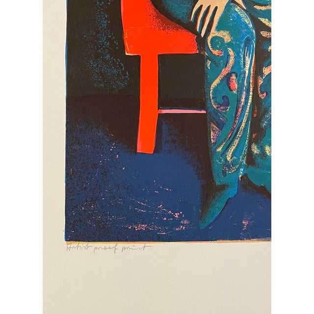 Mid-Century Modern Alfred Kornberger Circus Star Lithograph For Sale - Image 3 of 4