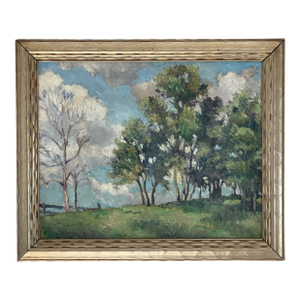 Early 20th Century Landscape Oil Painting by Norman Braley, Framed