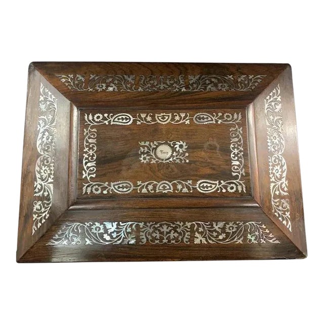 Inlaid Mother Of Pearl Box For Sale