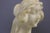 White Art Nouveau Bust of a Young Woman in Alabaster, 1900 For Sale - Image 8 of 12
