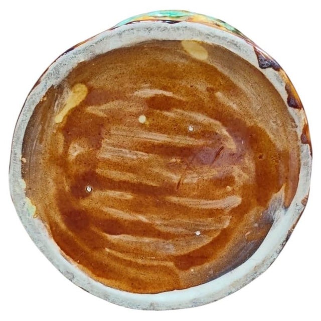 Majolica Cache Pot With Leaves & Branches, Circa 1890 For Sale - Image 4 of 4