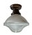 Mid 20th Century Rare Holophane Flushmount Light Fixture For Sale - Image 9 of 11