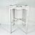 Farmhouse Vintage Shabby Chic Farmhouse Chippy Paint Wood Gallery Side Table. For Sale - Image 3 of 15