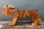 Vintage Handcrafted Wood and Jute Tiger Stool For Sale - Image 9 of 16