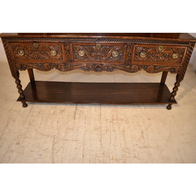18th Century English Oak Welsh Dresser For Sale - Image 11 of 12
