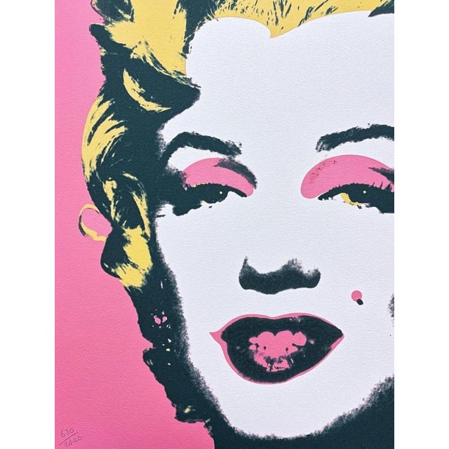 After Andy Warhol, Marilyn Monroe Pink, 1980s, Print For Sale - Image 3 of 6