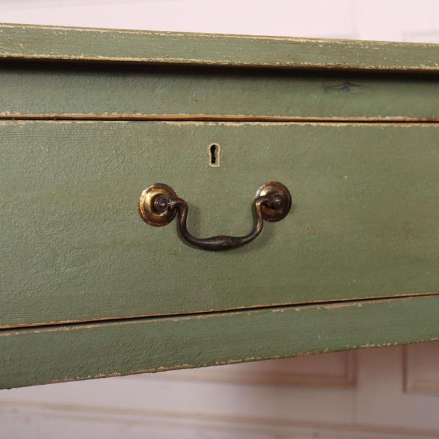 Green English Pine Dresser Base For Sale - Image 8 of 14