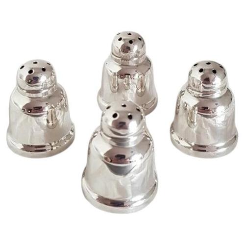 Antique Art Deco American Silver Pepperettes from L Brothers, 1920s, Set of 2 For Sale - Image 10 of 10