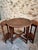 Vintage Oak Nesting Table Set, France, 1960s, Set of 3 For Sale - Image 4 of 18