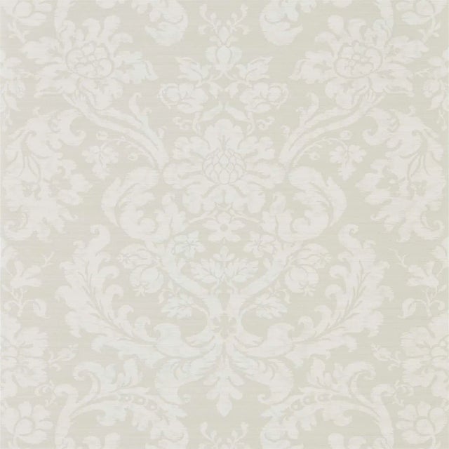 Zoffany Tours Wallpaper in Silver For Sale