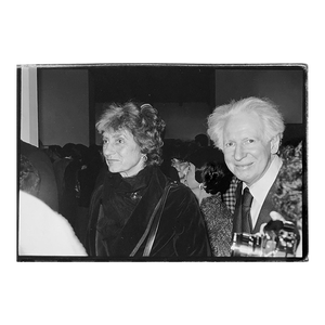 Fred McDarrah, Vintage Signed Silver Gelatin Photograph Jasper Johns Exhibit Photo Whitney Mus, 1978