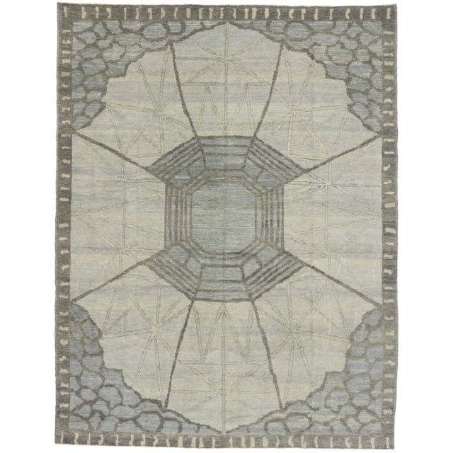 Turkish Oushak Rug, 09'02 X 11'11 For Sale - Image 9 of 9