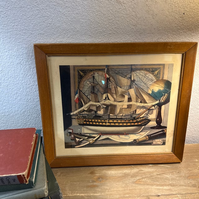 Maritime Print by Charles Kearny 1960’ For Sale - Image 4 of 8
