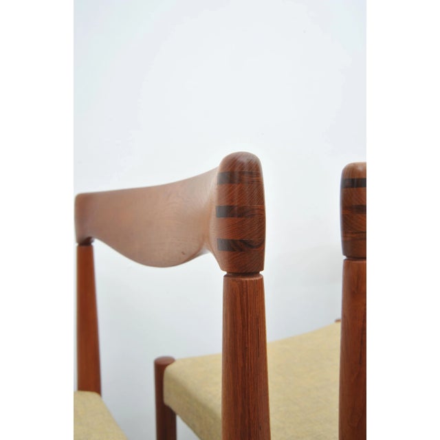 Brown Vintage Danish Dining Chairs in Teak by H.W. Klein for Bramin, Set of 4 For Sale - Image 8 of 10