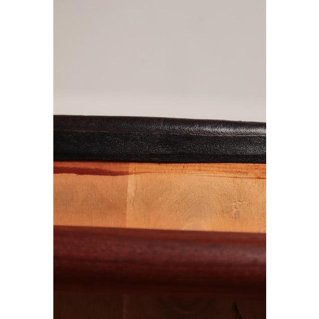 Model CH-34 Armchair in Teak & Black Leather from Hans J. Wegner, 1950s For Sale - Image 17 of 18