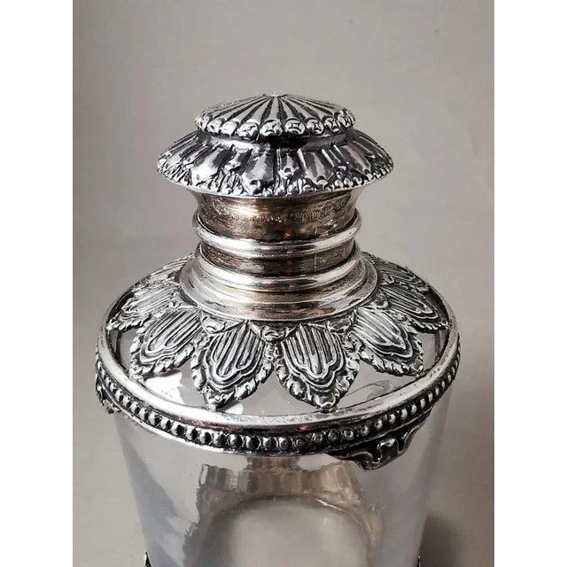 Victorian Crystal and Silver Bottle, 1905 For Sale - Image 6 of 13