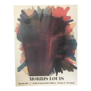 1975 Original Morris Louis Poster For Sale