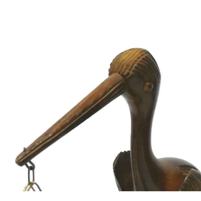 Metal Wooden Table Lamp by Aldo Tura, 1950s For Sale - Image 7 of 8