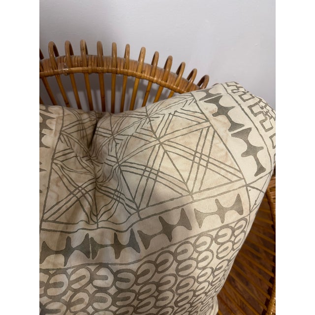Fortuny Ashanti Pattern Down Cushions For Sale In Wichita - Image 6 of 10