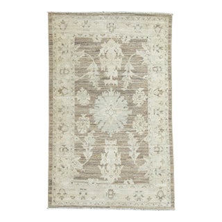 Oushak Rug 3'2"x 4'11" For Sale