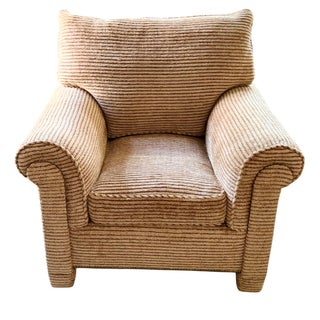 1 of 2 Randolph & Hein English Roll Arm Down Filled Club Chair For Sale