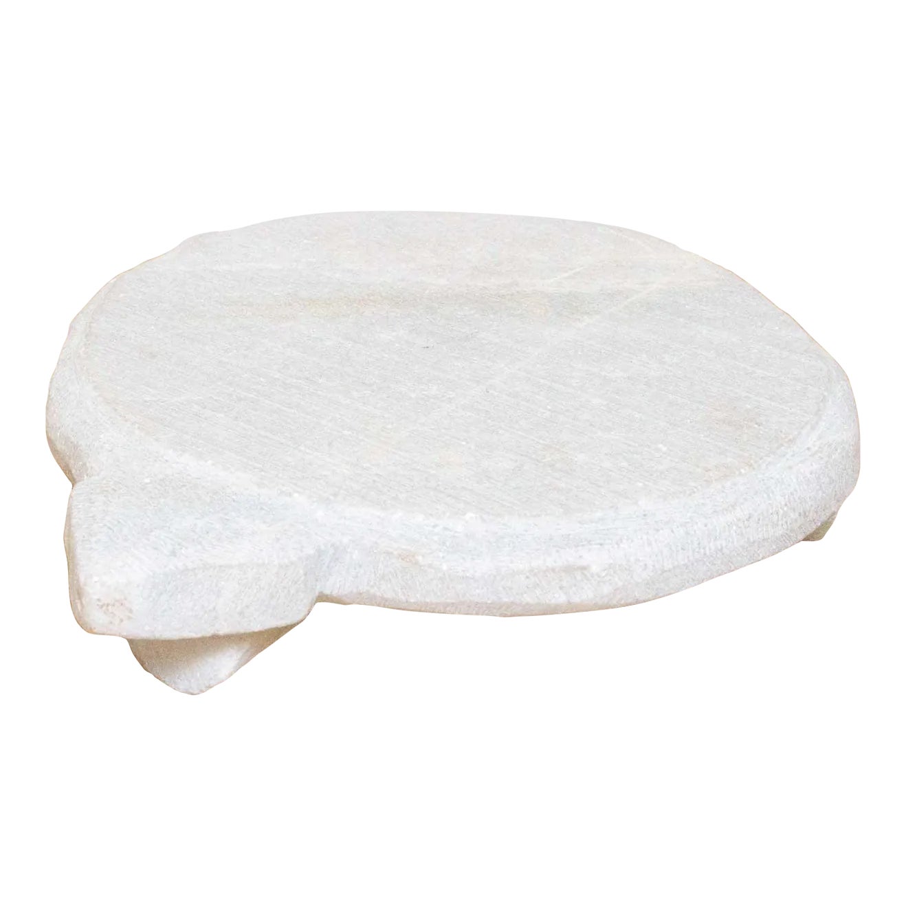 Handcarved Marble Raised Plate | Chairish