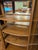 Antique Curved Glass Curio Cabinet For Sale - Image 4 of 11