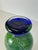 Glass Art Deco Glass Vase in Green and Blue Crackle Finish, 1920s For Sale - Image 7 of 10