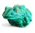Grand Emerald Green Glazed Ceramic Frog Tureen or Container For Sale - Image 4 of 8