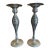 Art Nouveau Sterling Candle Holders Pair For Sale